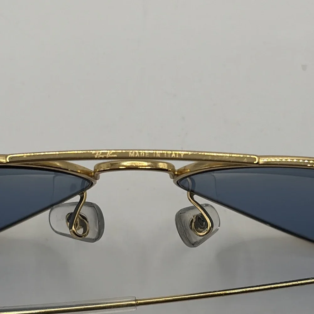 Ray-Ban Sunglasses RB3025 Aviator Flash Gold Frame Blue Flash Lenses 55 Unisex